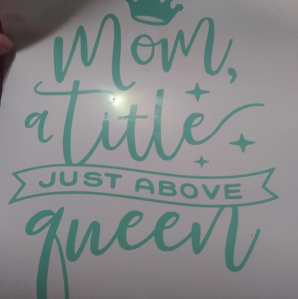 Permanent vinyl decal